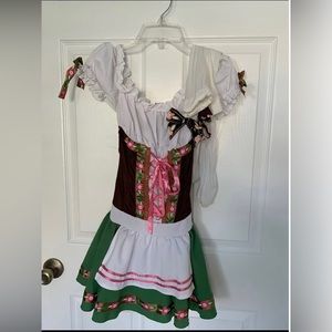 Leg Avenue Oktoberfest beer maiden Gretchen costume XS